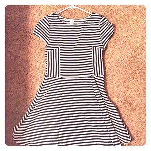 Black and white striped dress from Forever 21.